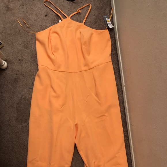 Lane Bryant Pale orange jumpsuit romper size 16 - Picture 1 of 6